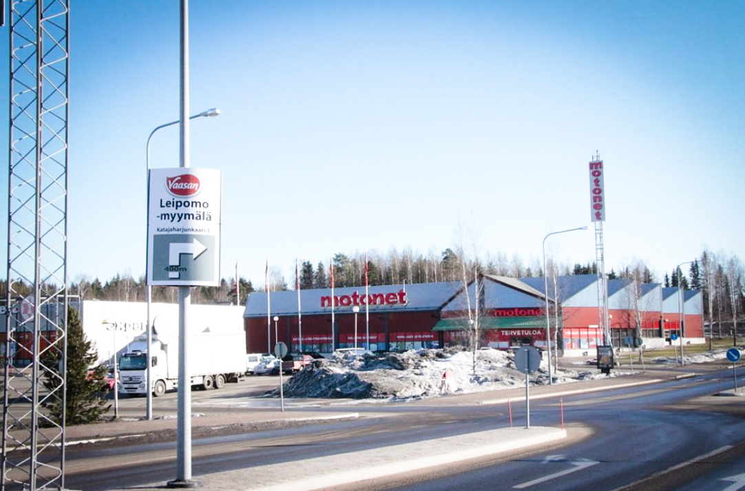 Lyhtypylväsmainonta Lappeenranta | Kauppakeskittymät | Maxi mainostaulut 1