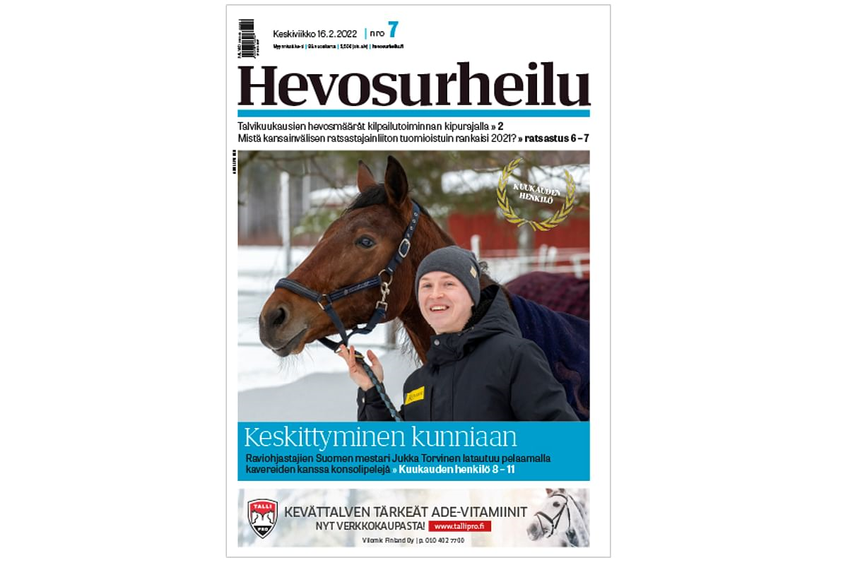 Hevosurheilu-lehti | Lehtimainos | 1/20 sivua pysty | Hevosurheilu-lehti  [Mediakortti]