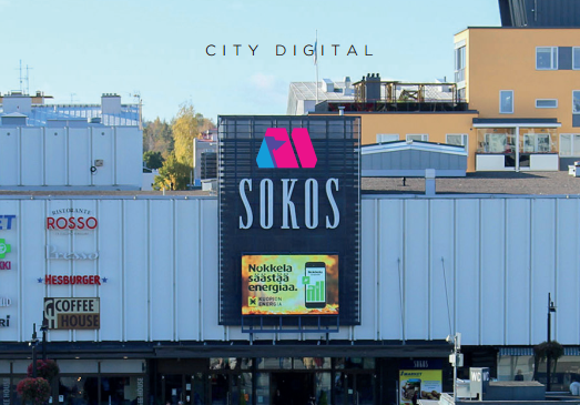 City Digital Suomi | 39 LED-suurtaulua & 47 pystynäyttöä 7