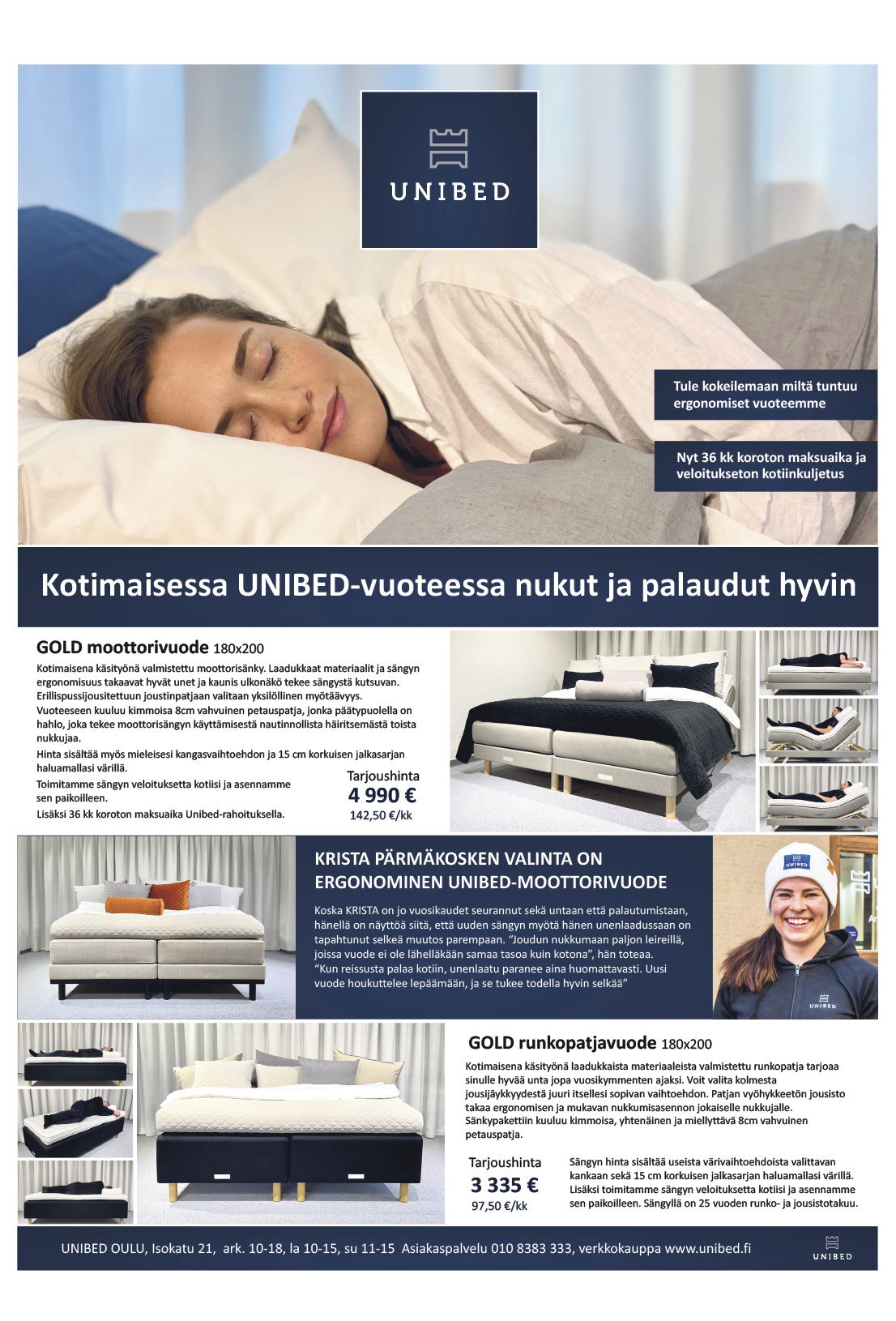 Suoramainonta I Pohjois-Suomi I Oulun seutu I koko sivun mainospaikka 2