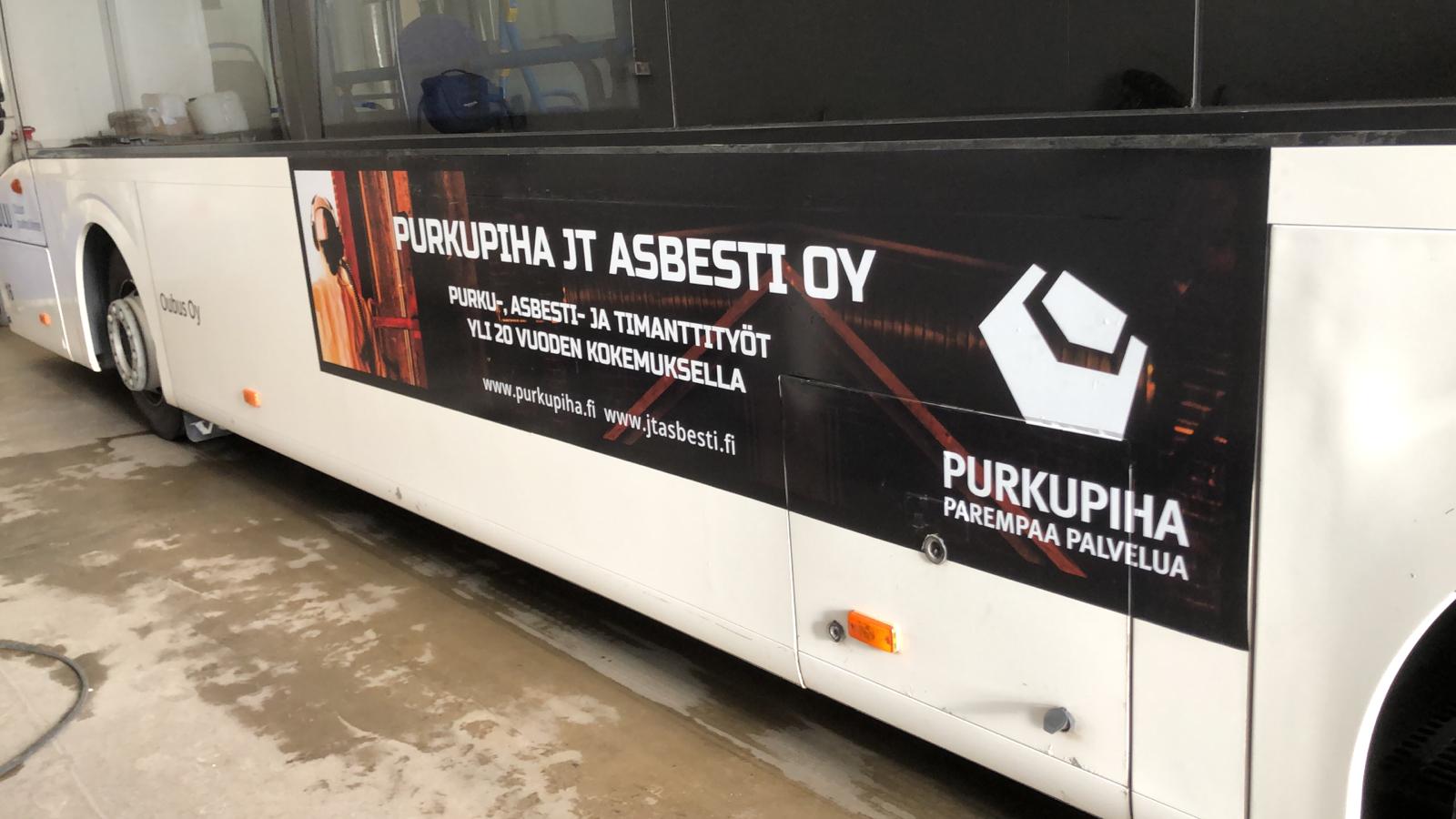 Bussimainonta | Kylkiteippaukset | Oulu-Kempele 6