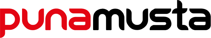 Punamustan logo